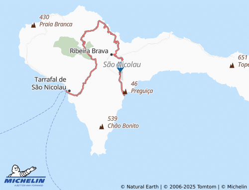 Mapa MICHELIN Preguica - ViaMichelin