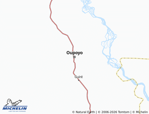 MICHELIN-Landkarte Oupoyo - ViaMichelin