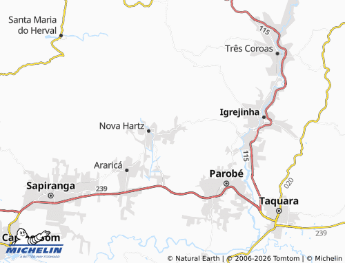 Mapa MICHELIN Imigrante - ViaMichelin