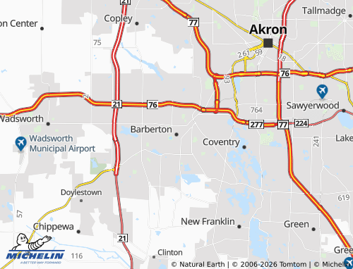Mapa MICHELIN Barberton - ViaMichelin