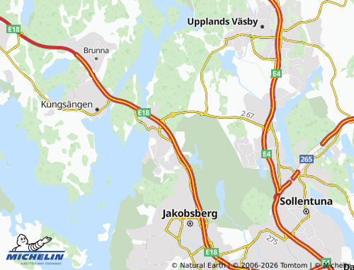 Mapa MICHELIN Villastaden - ViaMichelin