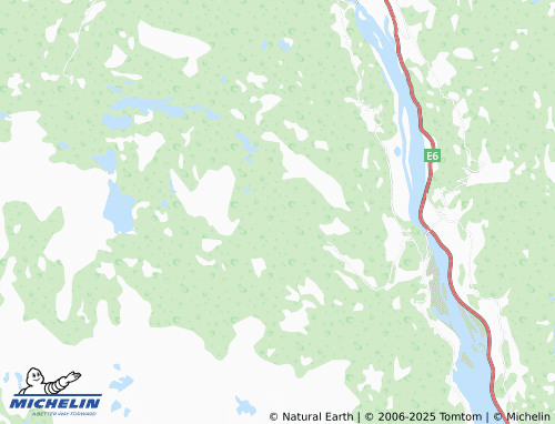 MICHELIN Bjørnlitjønnet map - ViaMichelin