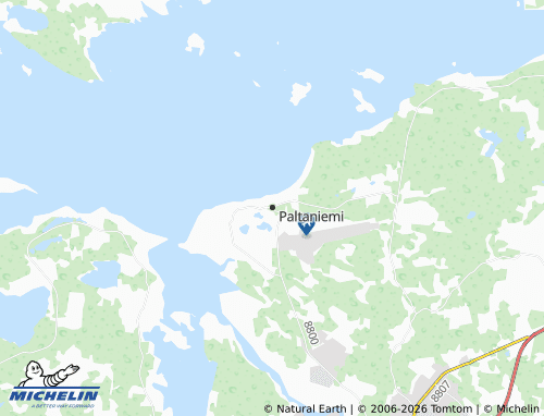 MICHELIN-Landkarte Paltaniemi - ViaMichelin