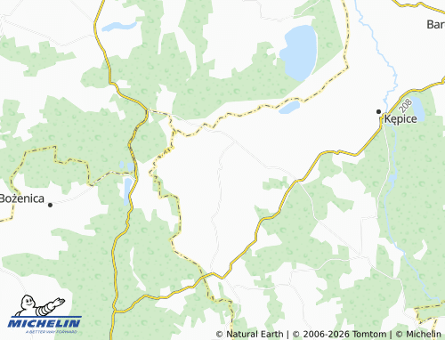 MICHELIN-Landkarte Podgóry - ViaMichelin