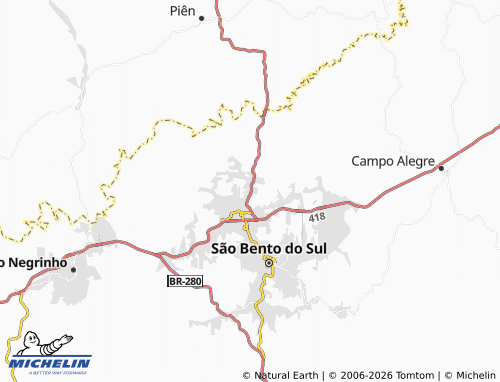Mapa MICHELIN Mato Preto - ViaMichelin