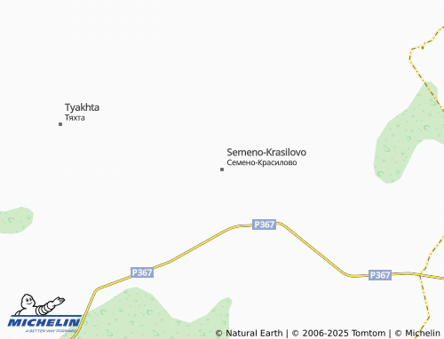 MICHELIN Semeno-Krasilovo map - ViaMichelin