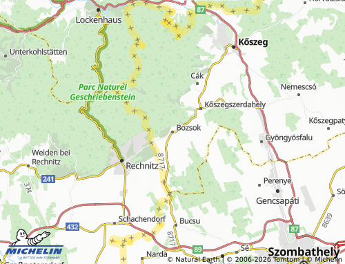 Mapa MICHELIN Bozsok - ViaMichelin