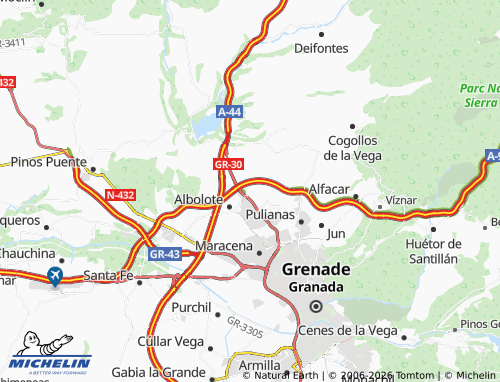 MICHELIN-Landkarte Monteluz - ViaMichelin