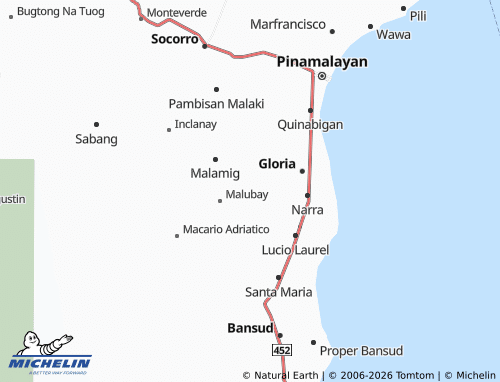 MICHELIN Malayong map - ViaMichelin