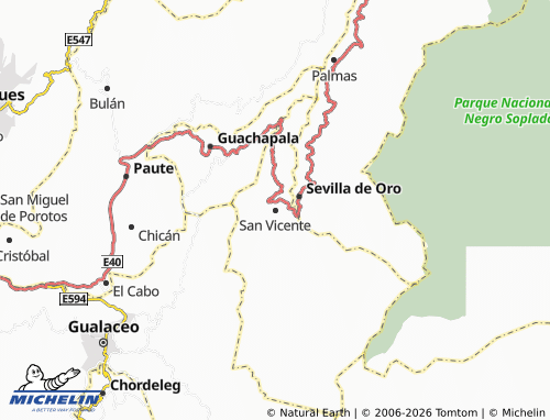 MICHELIN San Vicente map - ViaMichelin