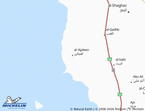 Carte MICHELIN al-'Ajaleen - ViaMichelin