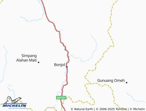 MICHELIN Ganggo Mudiak map - ViaMichelin
