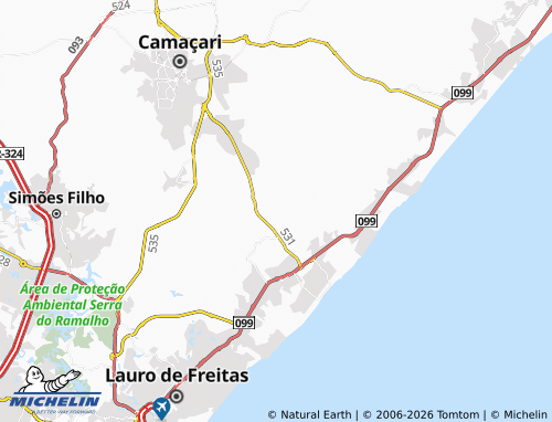 MICHELIN Vargem Grande map - ViaMichelin