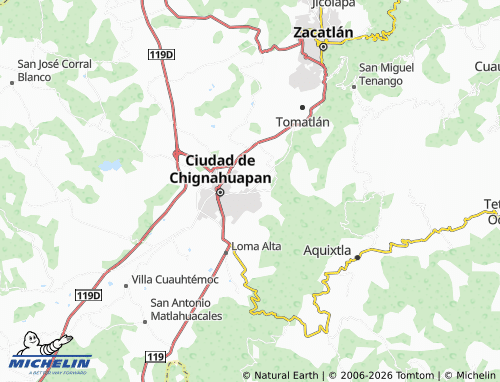 Mapa MICHELIN Ixtlahuaca Barrio - ViaMichelin