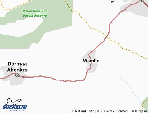 Mapa MICHELIN Domaa Akwamu - ViaMichelin
