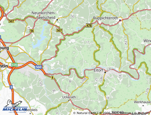 MICHELIN Hönscheid map - ViaMichelin