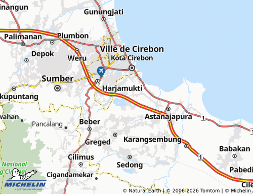 MICHELIN Setupatok map - ViaMichelin