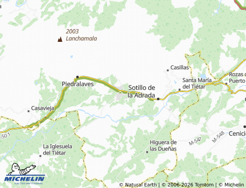 MICHELIN La Adrada map - ViaMichelin