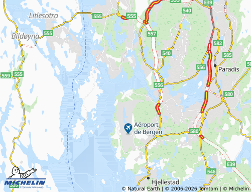 MICHELIN-Landkarte Grimstad - ViaMichelin