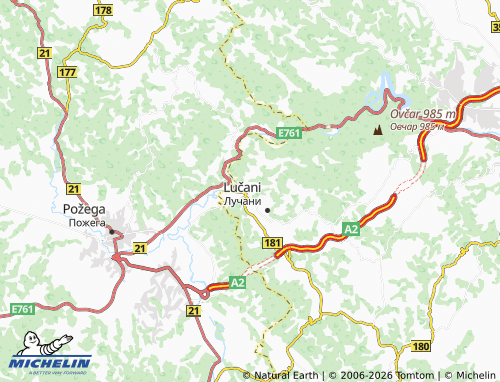 Mapa MICHELIN Dljin - ViaMichelin