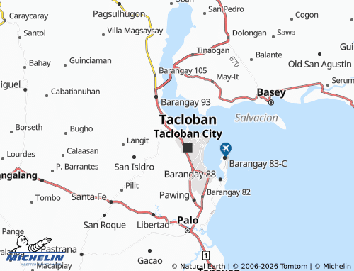 MICHELIN Barangay 74 map - ViaMichelin