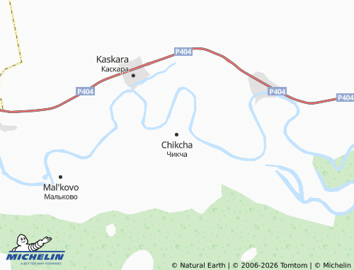 MICHELIN-Landkarte Chikcha - ViaMichelin