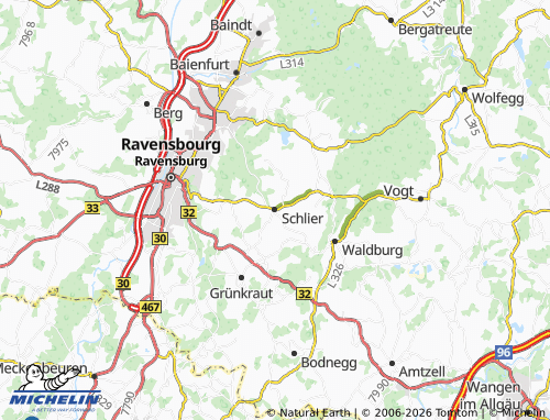 Mapa MICHELIN Schlier - ViaMichelin