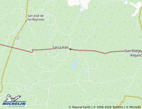 MICHELIN Las Aves map - ViaMichelin