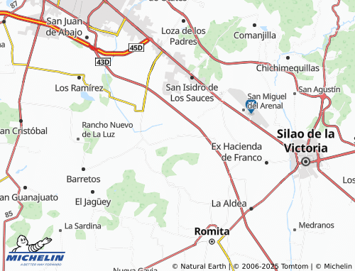 MICHELIN Playas de Sotelo map - ViaMichelin