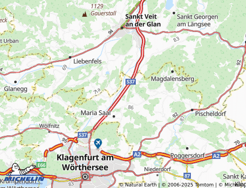 MICHELIN-Landkarte Zollfeld - ViaMichelin