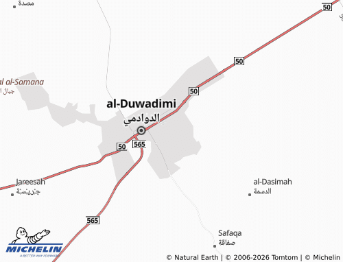 MICHELIN-Landkarte al-Wahah - ViaMichelin