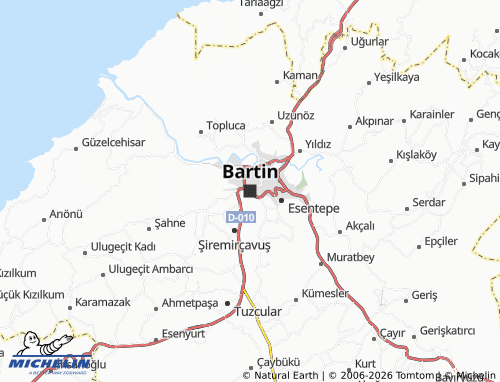 Mapa MICHELIN Bartin - ViaMichelin