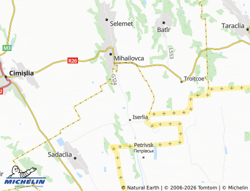 Mappa MICHELIN Ivanovca - ViaMichelin
