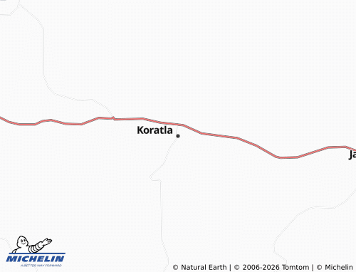 Mapa MICHELIN Koratla - ViaMichelin