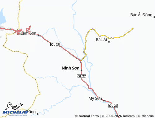 Mapa MICHELIN Ninh Sơn - ViaMichelin