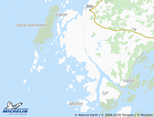 MICHELIN-Landkarte Hälleviksstrand - ViaMichelin