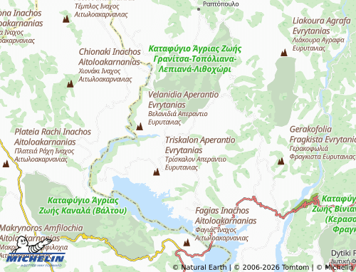 MICHELIN Paraplati map - ViaMichelin