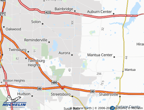 Mappa MICHELIN Aurora - ViaMichelin