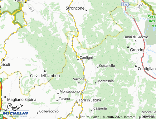 Mapa MICHELIN Configni - ViaMichelin