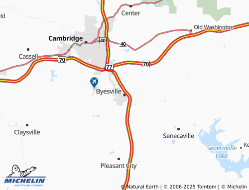 MICHELIN-Landkarte Byesville - ViaMichelin