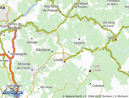 Mappa MICHELIN Freixo - ViaMichelin