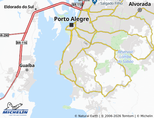 Mapa MICHELIN Nonoai - ViaMichelin