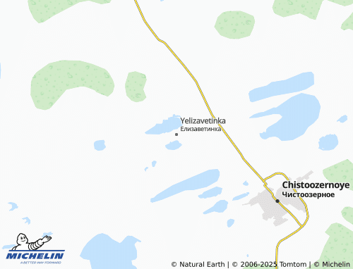 MICHELIN Yelizavetinka map - ViaMichelin