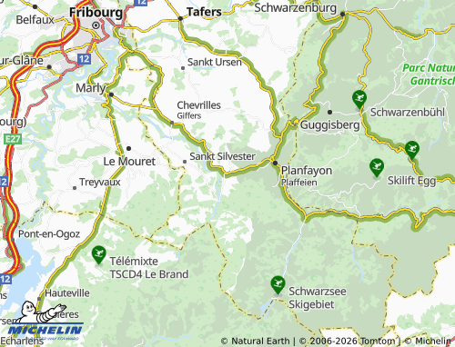 Mapa MICHELIN Plasselb - ViaMichelin