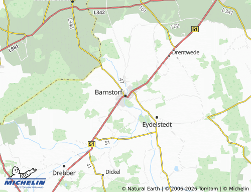 Carte MICHELIN Barnstorf - ViaMichelin