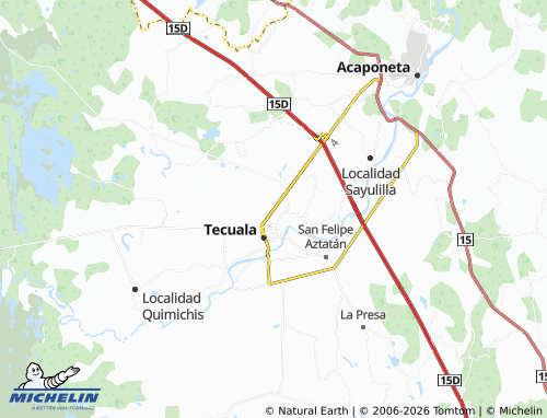 MICHELIN Revolución map - ViaMichelin
