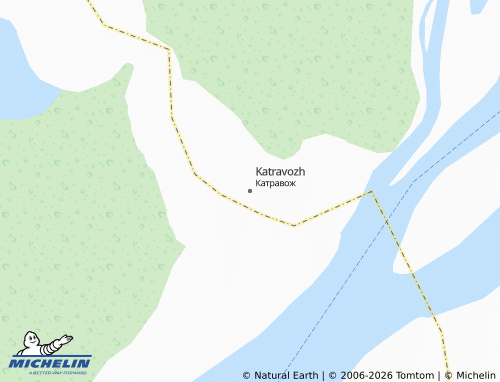 MICHELIN-Landkarte Katravozh - ViaMichelin