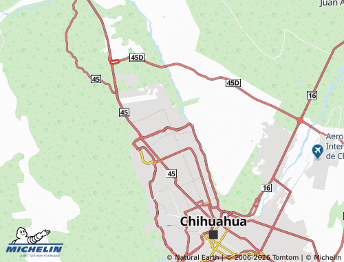 Mappa MICHELIN Chihuahua 2000 III Etapa - ViaMichelin