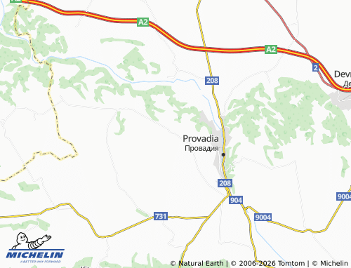 Mapa MICHELIN Krivnya - ViaMichelin