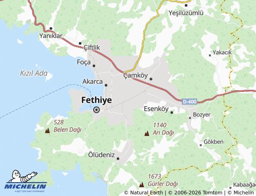 Mappa MICHELIN Menteşeoğlu - ViaMichelin